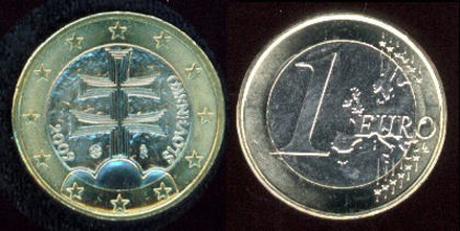 1 euro, 2009, E7 - Slovacia