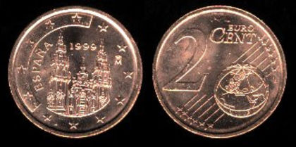 2 euro centi, 2004, 2.7 - Spania