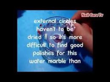 download - Water Marble For Short Nails Black and White Swirl Nail Art Design Tutorial HowTo HD Video