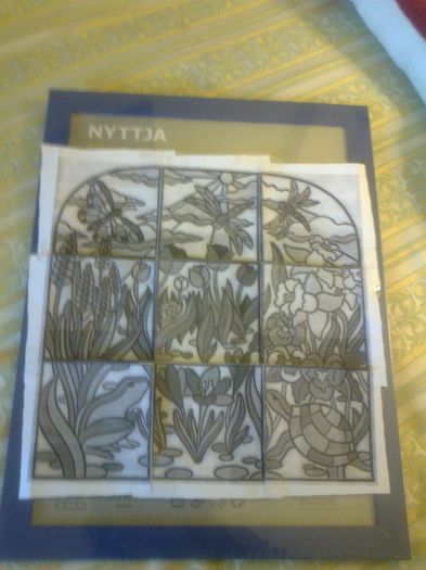 noul proiect "Vitraliu de primavara" format A3