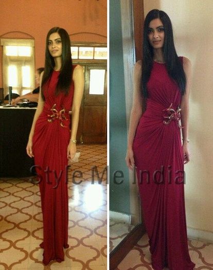 Diana-Penty-in-Amit-Aggarwal-at-Tresemme-Keratin-shampoo-launch1