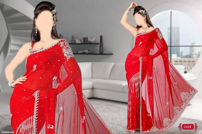 185 - ALEGE-TI-VA 4-5 POZE LIBERE CU SAREE-UL ELEGANT INDIAN CARE VA PLACE