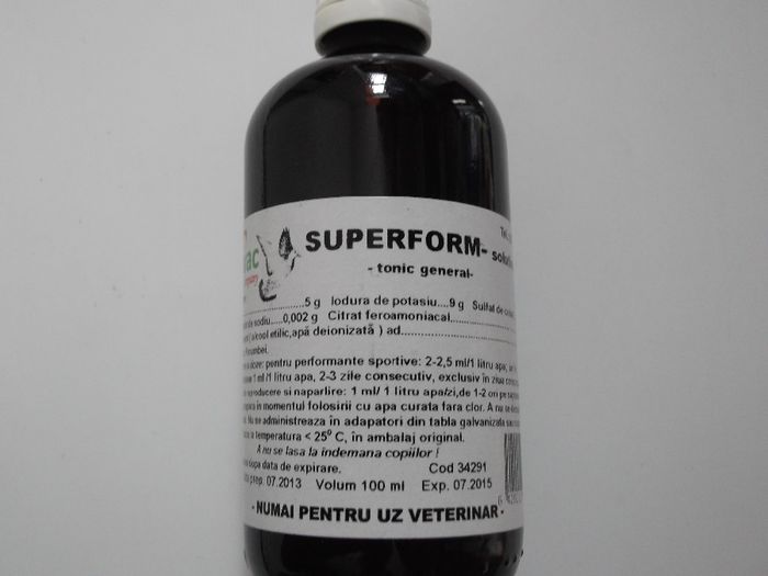 SUPERFORM 100 ML 39,5 RON - PRODUSE ROMVAC