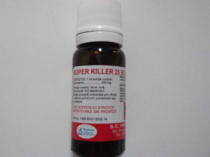 SUPER KILLER 10 ML 3,2 RON - PRODUSE PASTEUR