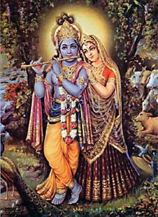 19 - ALEGE-TI O POZA LIBERA CU CUPLUL ZEIESC INDIAN RADHA-KRISHNA