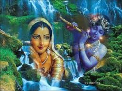 61 - ALEGE-TI O POZA LIBERA CU CUPLUL ZEIESC INDIAN RADHA-KRISHNA