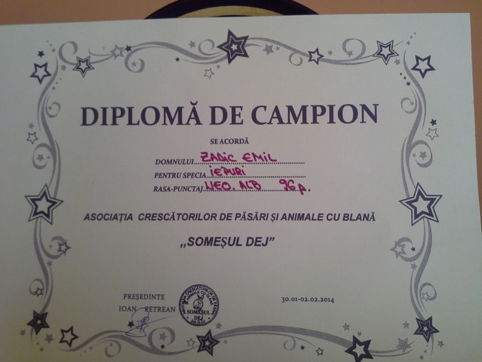 20140201_130947; Diploma De Campion
