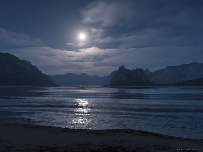 night-romantic-clouds-full-moon-lake-mountains-shore-re-93316 - Natura si atat