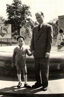 Cu tatal la Sosea, Bucuresti 1954