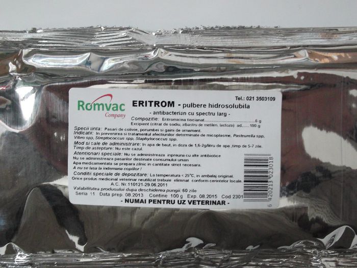 ERITROM 100 G 24,5 RON