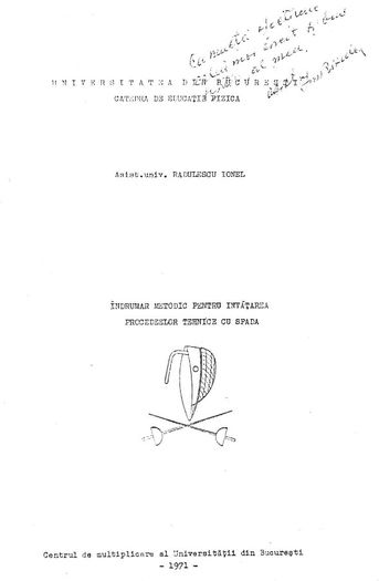 Litografie cu dedicatie a autorului, 1971 - 1-5 S