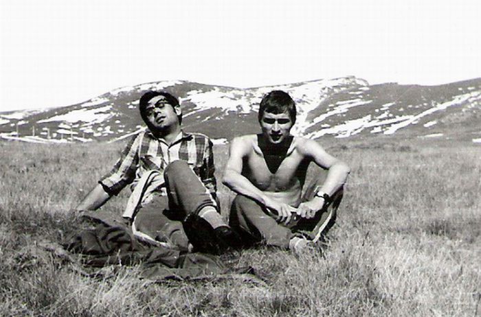 In Bucegi, cu Mihnea Radu, 1971; Septembrie 1971.
