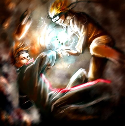 Naruto_Vs_Pain_by_moni158 - Naruto vs Pain