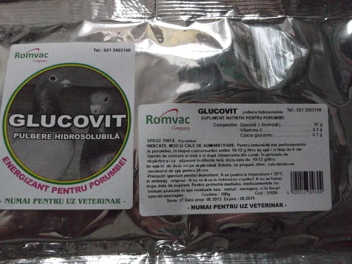 GLUCOVIT 100 G 15,5 RON - GLUCOVIT 100 G - 15 RON SI 50 DE BANI