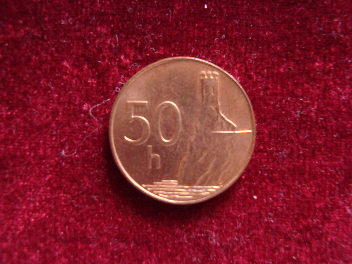 50 haleru, 2006, Slovacia -1,60 lei; XF/KM#35
