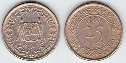 25 centi, 2009, Suriname