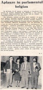 Articol din ziarul 24 Ore Iasi - 1990