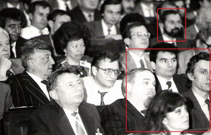 In plenul Camerei Deputatilor - 1990