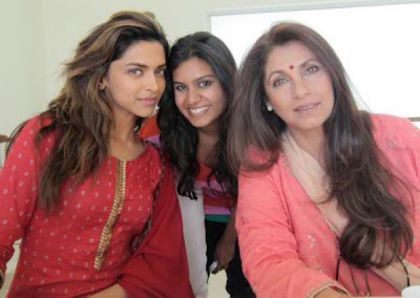 Deepika Padukone and Dimple Kapadia in Cape Town[1]