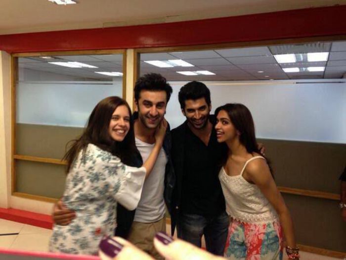 kalkiranbiraditya-and-deepika-clicked-yjhd-promotion-delhi