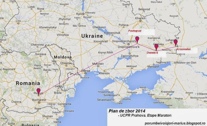 Plan de zbor 2014 UCPR - maraton