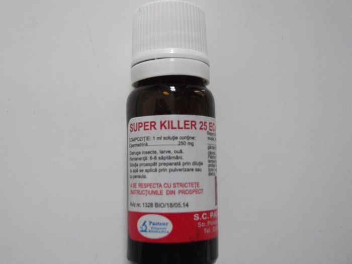 SUPER KILLER 10 ML 3,2 RON - SUPER KILLER 25 EC 10 ML - 3 RON SI 20 DE BANI