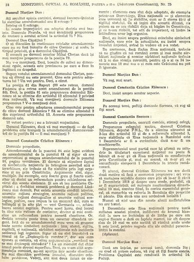 In Constituanta, despre Capitala, imn si Ziua nationala - 1991