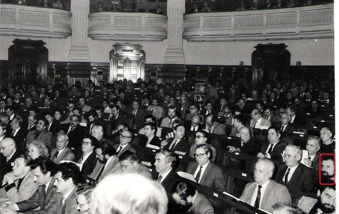 Imagine de la lucrarile Camerelor reunite - 1991