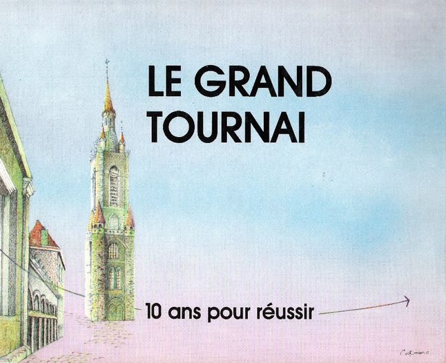 Albumul Primariei Tournai, cu dedicatie - 1992