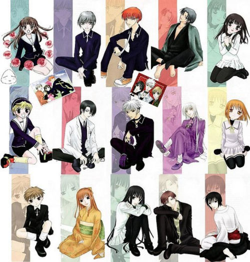 animalele din Fruit basket