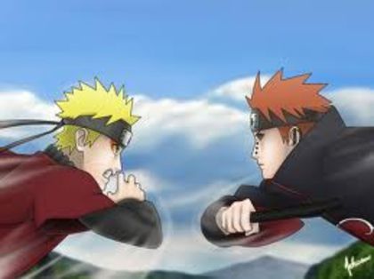 Naruto vs Pain - Lupte in Naruto