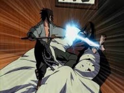 Orochimaru vs Sasuke - Lupte in Naruto