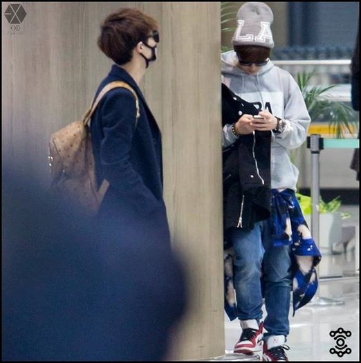 140119 LuHan @ Beijing and Incheon Airport.03 - exo - 140119 LuHan - Beijing and Incheon Airport