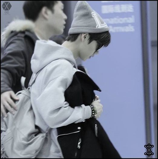 140119 LuHan @ Beijing and Incheon Airport.29 - exo - 140119 LuHan - Beijing and Incheon Airport