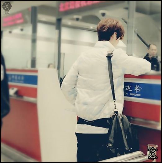 140203 LuHan @ Beijing Airport & Incheon Airport.16 - exo - 140203 LuHan - Beijing Airport and Incheon Airport