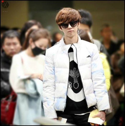 140203 LuHan @ Beijing Airport & Incheon Airport.25 - exo - 140203 LuHan - Beijing Airport and Incheon Airport