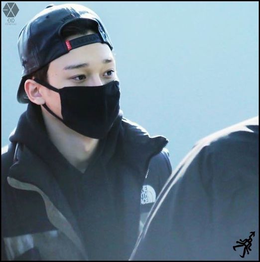 140118 Chen @ Incheon Airport and Beijing Airport.07 - exo - 140118 Chen - Incheon Airport and Beijing Airport