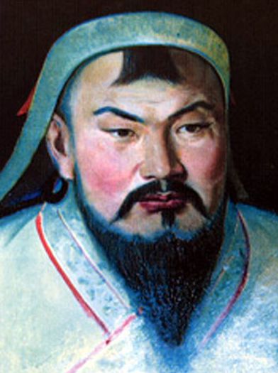 Gingis Han(Temujin); n.1162-m.18.8.1227...cica1din200europeni,sint urmasi ai lui

