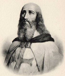 Jacques de Molay; vaticanul nu e absolvit de ultimul templier(1244-14.3.1314)vina desfiintari ordinului templierilor si uciderea membrilor lui.&quot;Templars: The Rise, Fall &amp; Survival of the Knights Templar&quot;c
