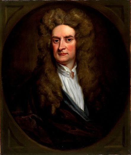 Sir Isaac Newton; (4.1.1643-31.3.1727)fizician englez,geniul stiintific cu forta si durata cea mai mare.

