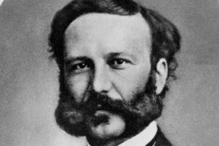 Henry Dunant; (8.5.1828%u201330.10.1910)om de afaceri elve%u021Bian,fondeaza in 1876  Comitetul international al Crucii Rosii.
