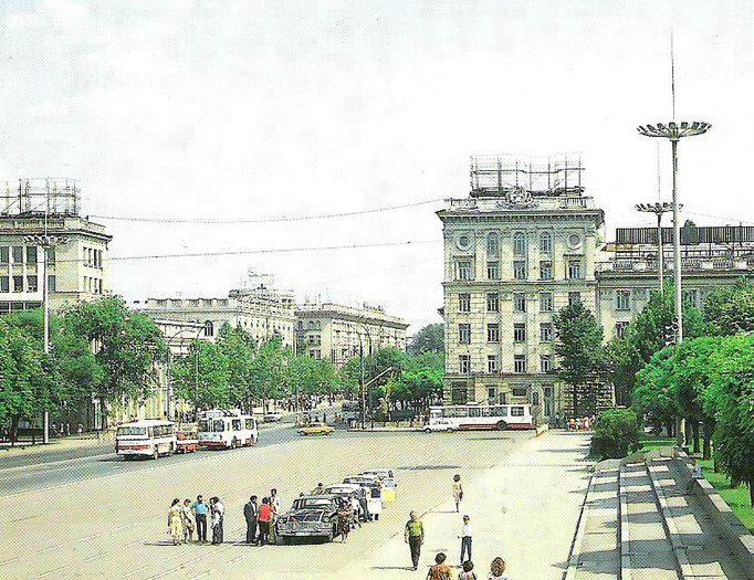 Chisinau, Piata Victoriei (ilustrata)