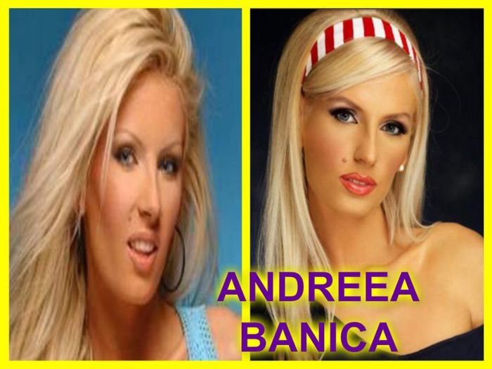 ANDREEA BANICA 1 - ALEGE-TI CANTAREATA ROMANCA FAVORITA SI ITI PUN NUMELE LA 2 POZE-DOUA POZE LIBERE ALEGE-TI