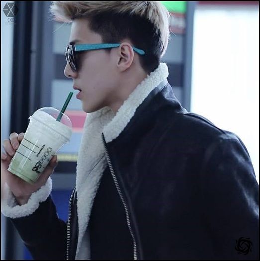 140213 Sehun @ Incheon Airport - Changsha.04 - exo - 140213 Sehun - Incheon Airport - Changsha