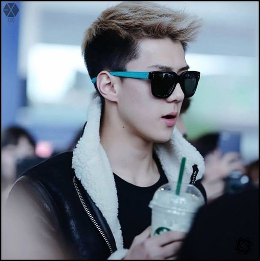 140213 Sehun @ Incheon Airport - Changsha.06