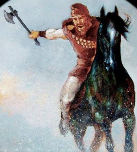 DACUL CALARE CU HALIBARDA.