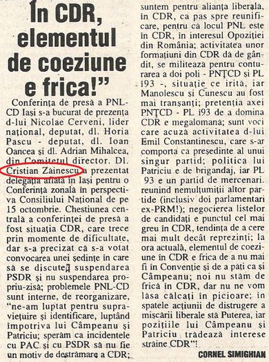 24 Ore, Iasi 3 octombrie 1994