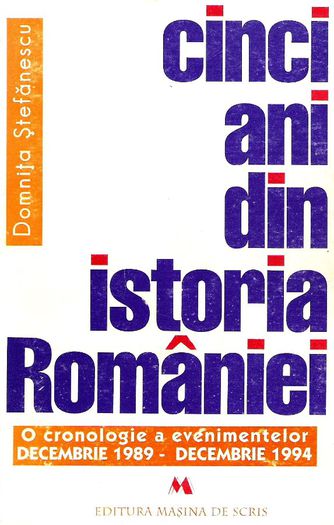 Citat in carte, Edit. Masina de Scris; Bucuresti, 1995
