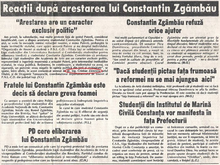 Romania Libera, 11 octombrie 1995