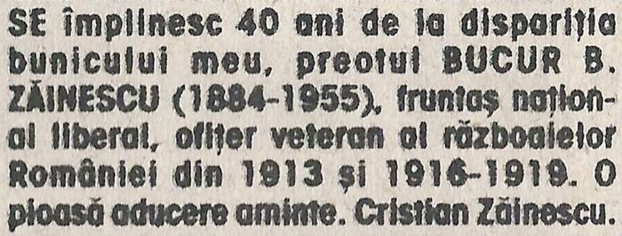 Ferpar in Opinia, Iasi 13 noiembrie 1995